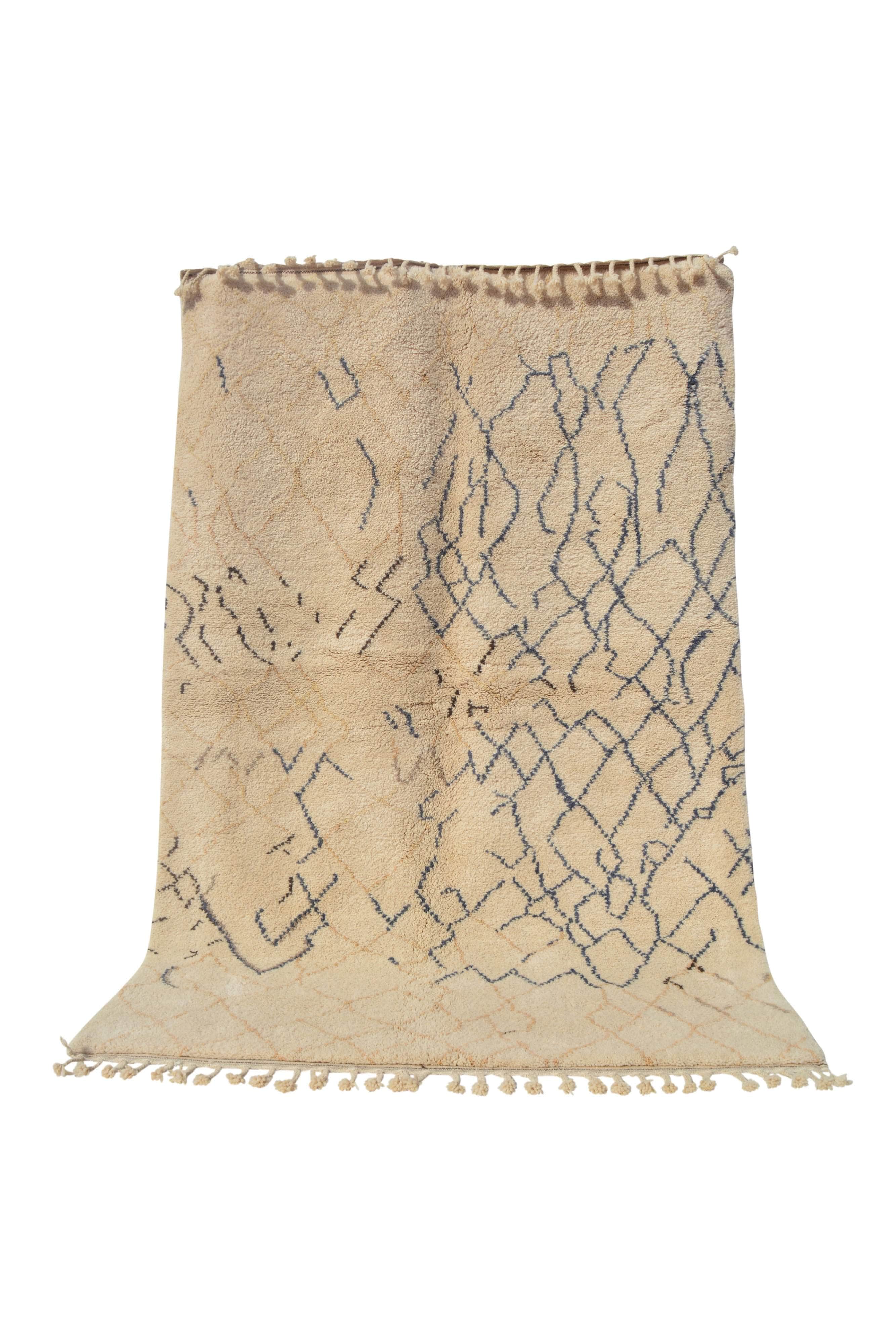 blush moroccan rug