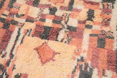 Illuminate Collective handmade Moroccan Rug Wilder Love - 4'2 x 5'10 - 1.27m x 1.77m