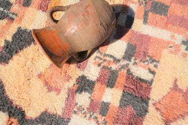 Illuminate Collective handmade Moroccan Rug Wilder Love - 4'2 x 5'10 - 1.27m x 1.77m