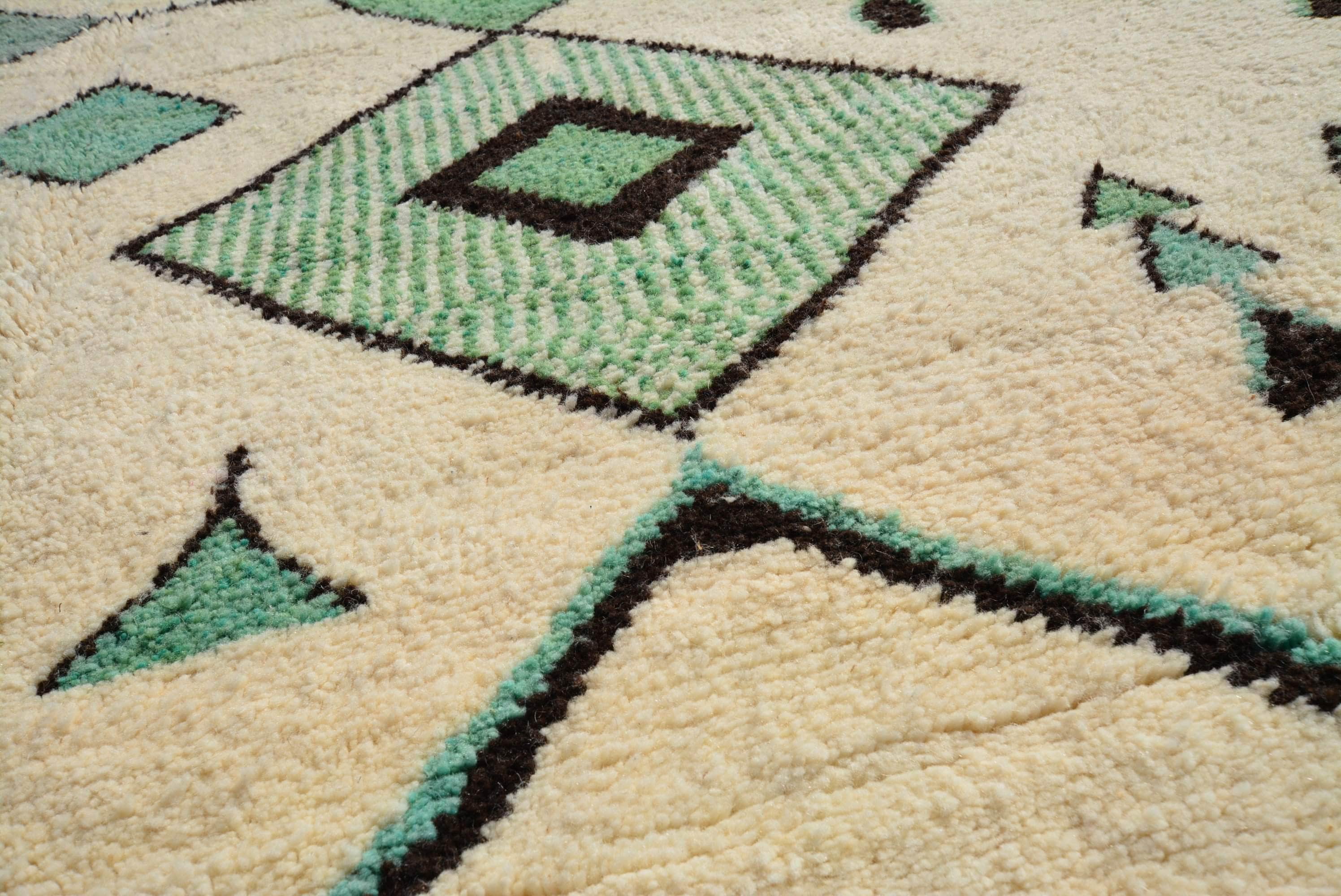 Illuminate Collective  handmade Moroccan Rug Zaynab - 8'7 x 9'9 - 2.61m x 2.94m