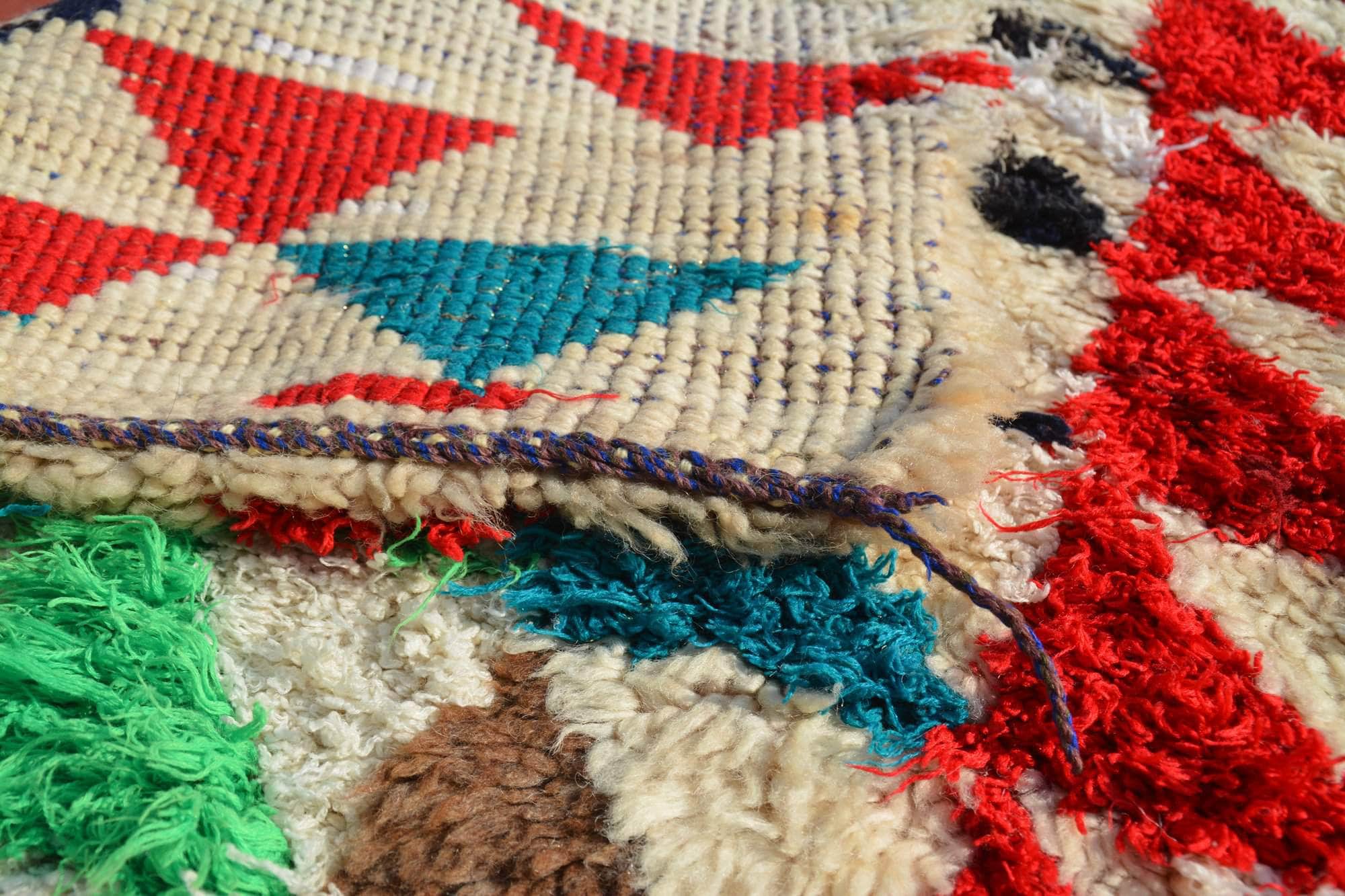 pink and blue rugs