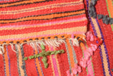 pink and red rug