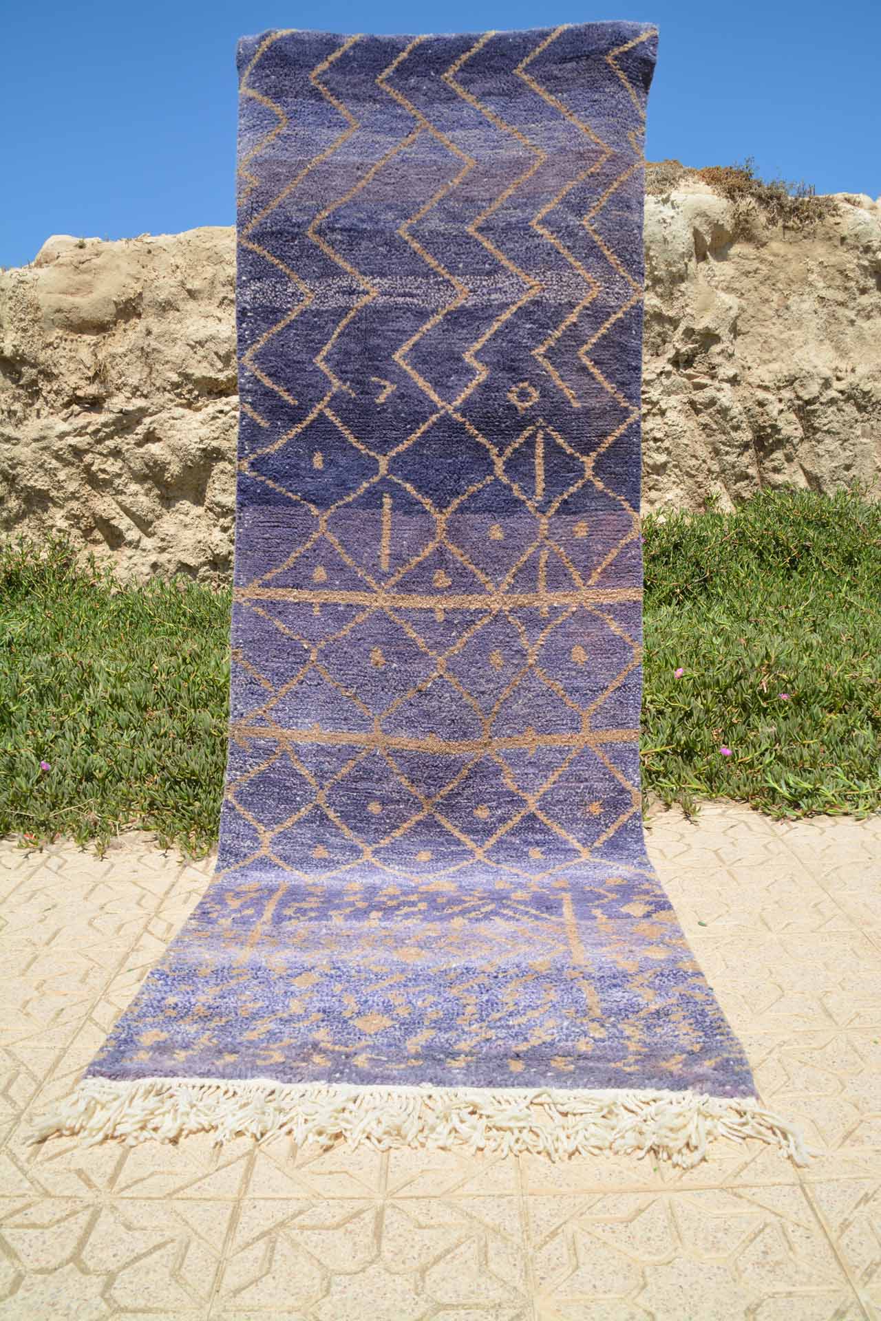 Purple Moroccan Rug 