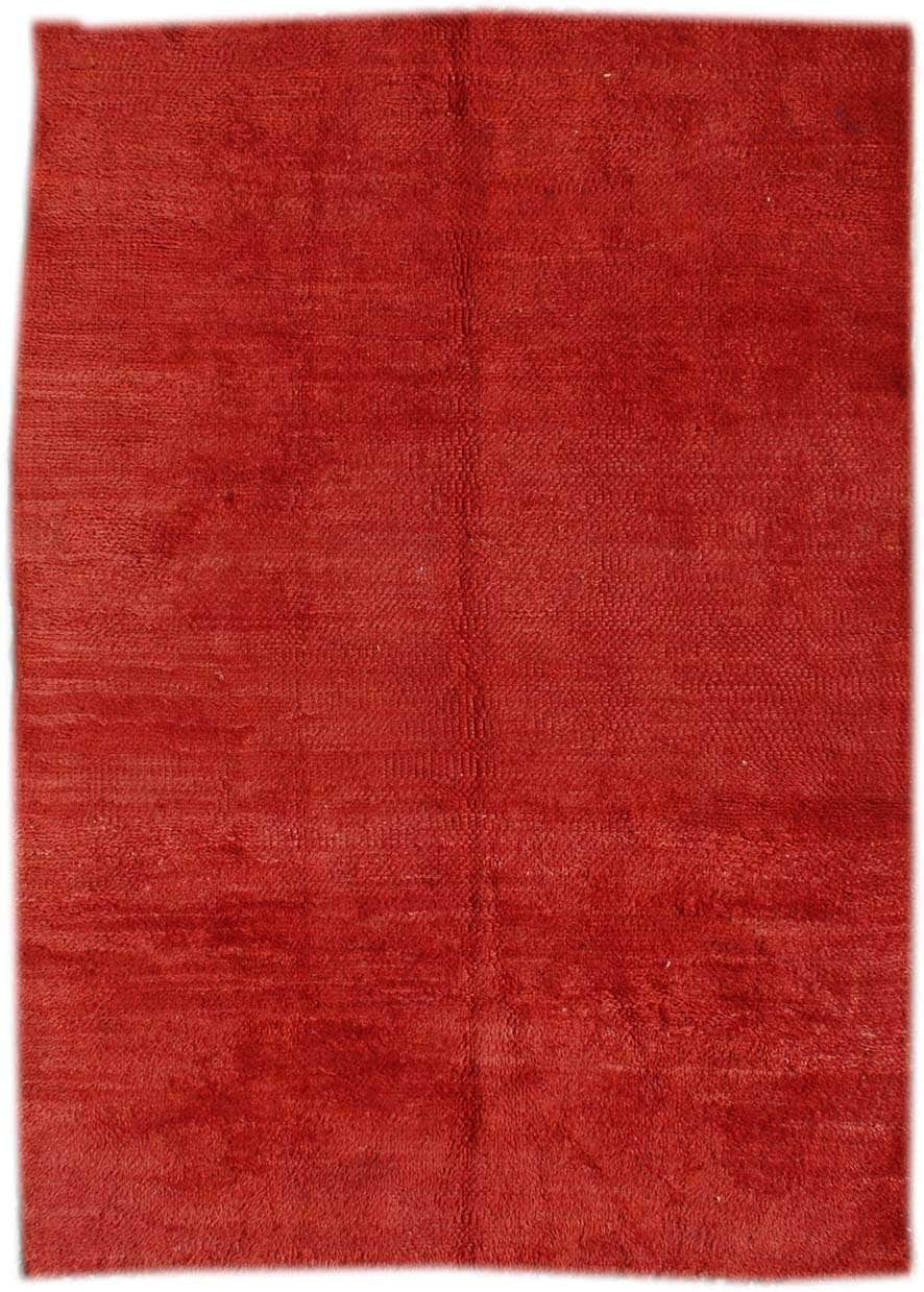 red vintage rug