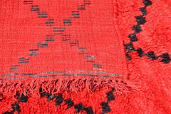  red vintage rug