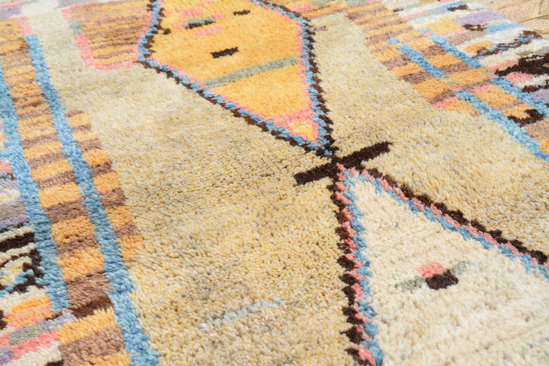 Illuminate Your Space with Glow - Handmade Moroccan Rug