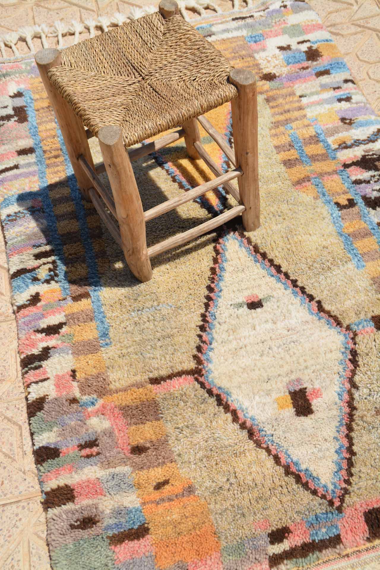 Illuminate Your Space with Glow - Handmade Moroccan Rug