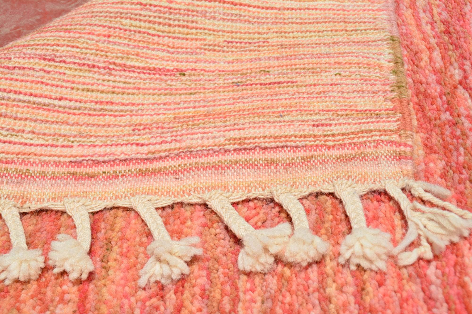 Mixed Pink Handmade Moroccan Rug