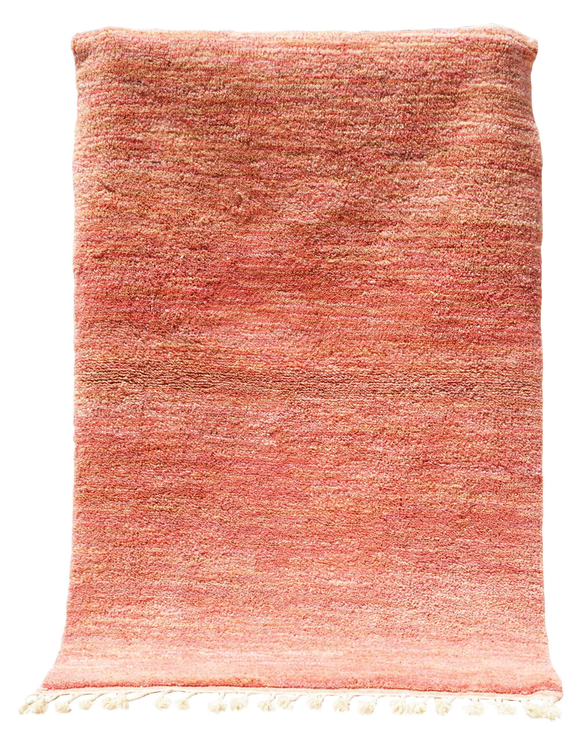 Mixed Pink Handmade Moroccan Rug