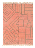 Moroccan Mood - Handmade Pink Mudcloth Moroccan Rug