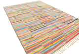 Moroccan Rug Blue Arrows Handmade Rug - Add a Modern Touch to Your Home Illuminate Collective