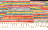 Moroccan Rug Blue Arrows Handmade Rug - Add a Modern Touch to Your Home Illuminate Collective