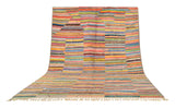 Moroccan Rug Blue Arrows Handmade Rug - Add a Modern Touch to Your Home Illuminate Collective