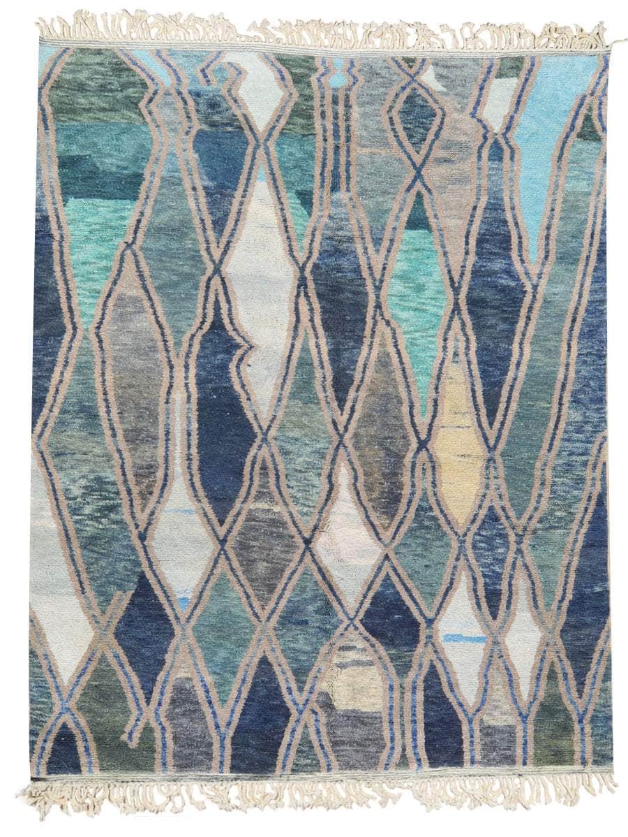 Moroccan Rug Blue Crush - New Carpet Moroccan Rug - Illuminate Collective Illuminate Collective