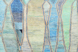 Moroccan Rug Blue Dotted Delight Handmade Rug - Add Charm and Elegance to Your Home Illuminate Collective