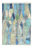Moroccan Rug Blue Dotted Delight Handmade Rug - Add Charm and Elegance to Your Home Illuminate Collective