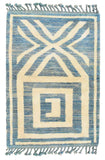 Moroccan Rug Blue Kuba -Illuminate Collective