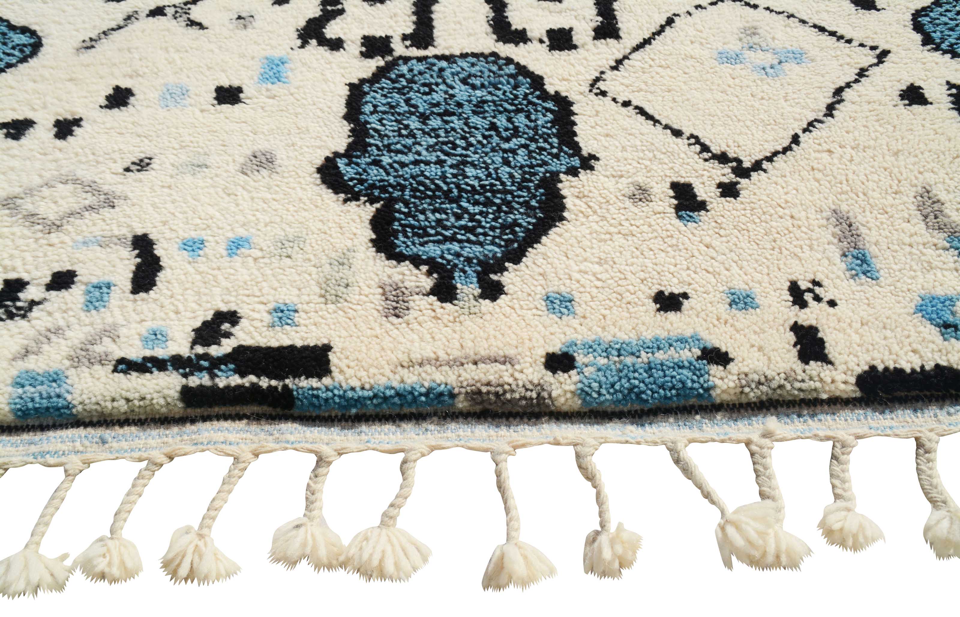 Moroccan Rug Blue Rugs For Living Room | Shop Handmade Moroccan Rug Illuminate Collective