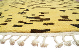 Moroccan Rug Cheetah - Yellow/ Black Morrocan Rug Illuminate Collective