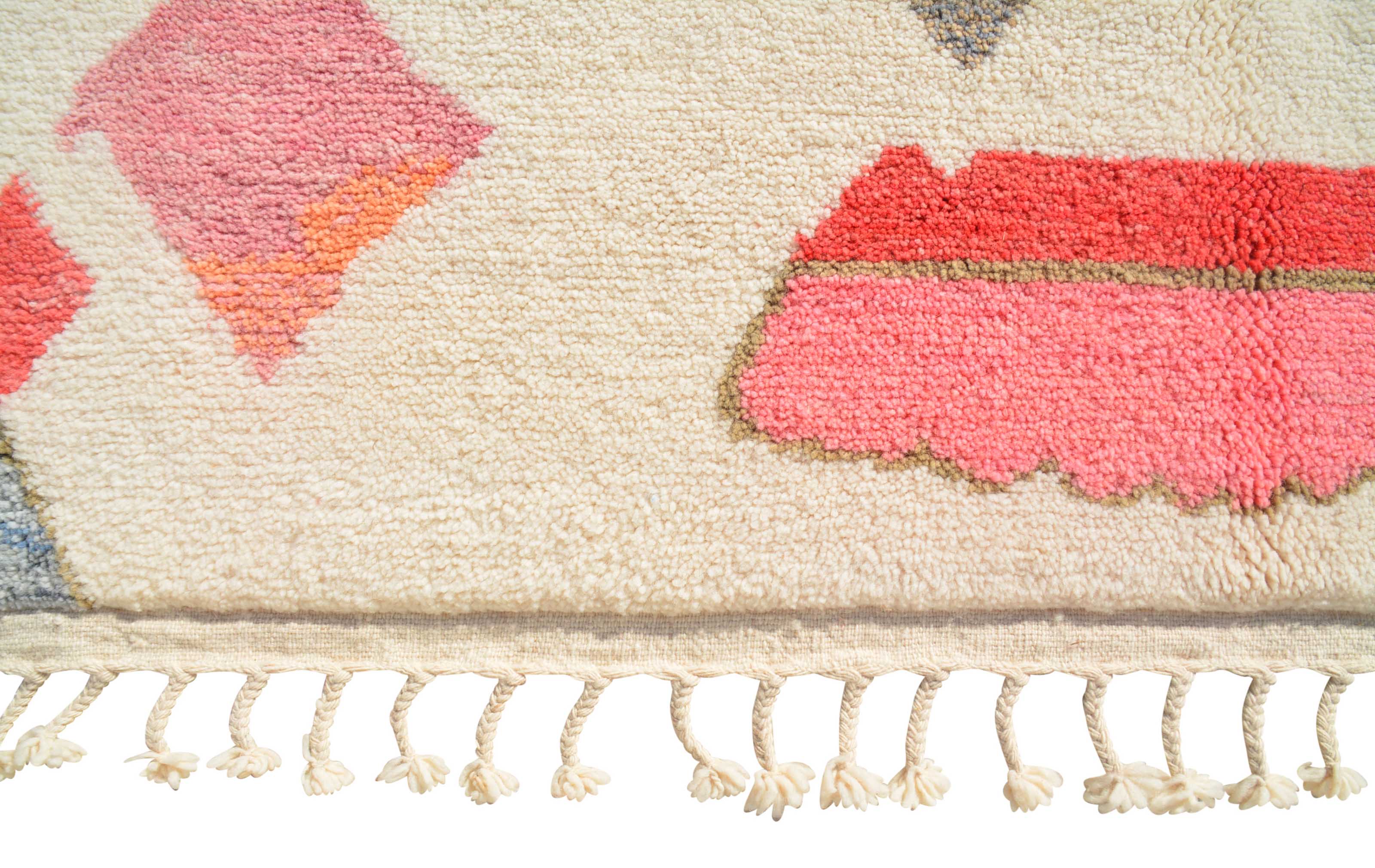 Moroccan Rug Chromatic Charm - Handmade Moroccan Rug with a Colorful New Design - Add a pop of color to your home Illuminate Collective