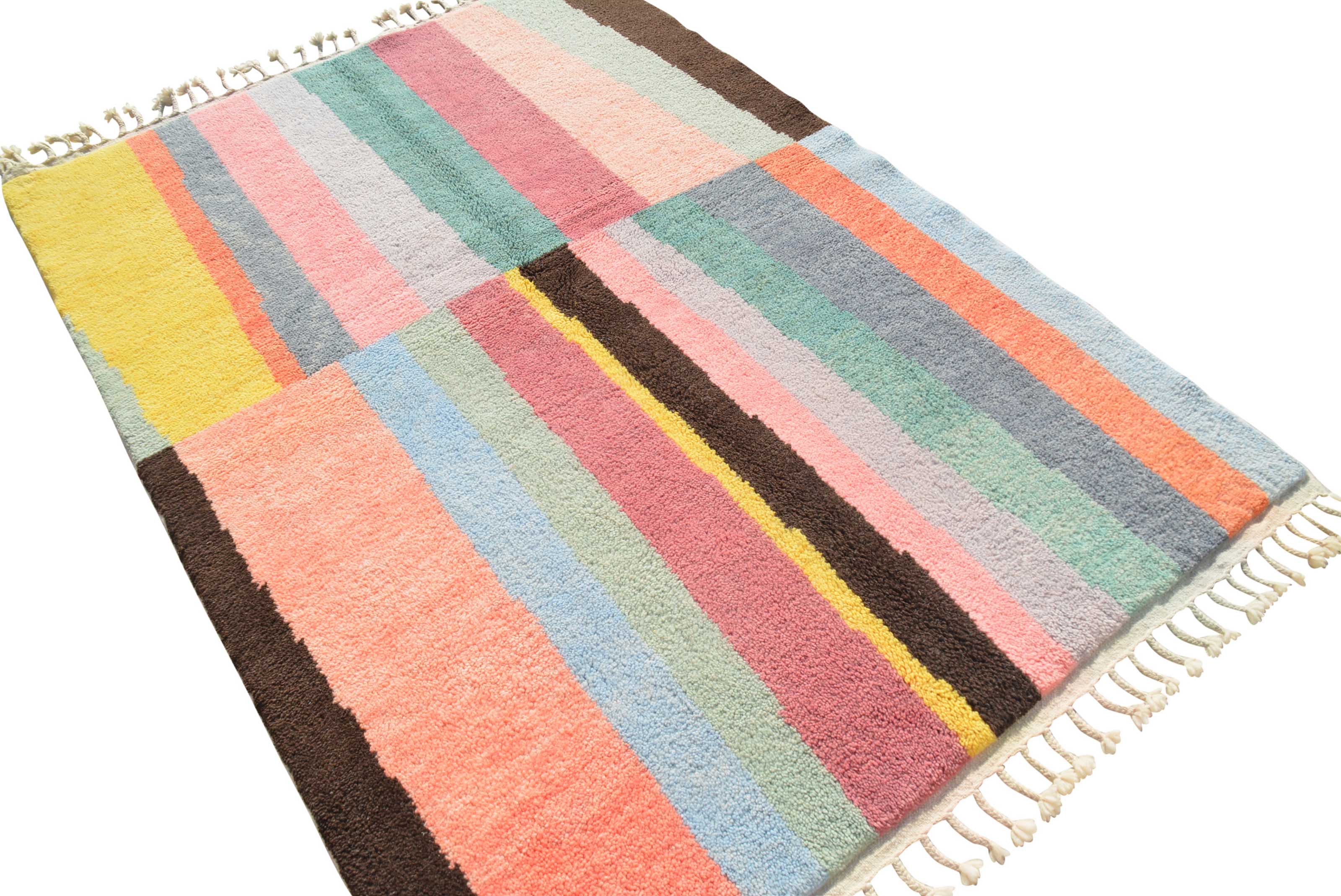 Moroccan Rug Color Craze - Handmade Moroccan Rug with a colorful design - Add a touch of excitement to your home Illuminate Collective