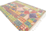 Moroccan Rug Colorful Diamond Rug Illuminate Collective