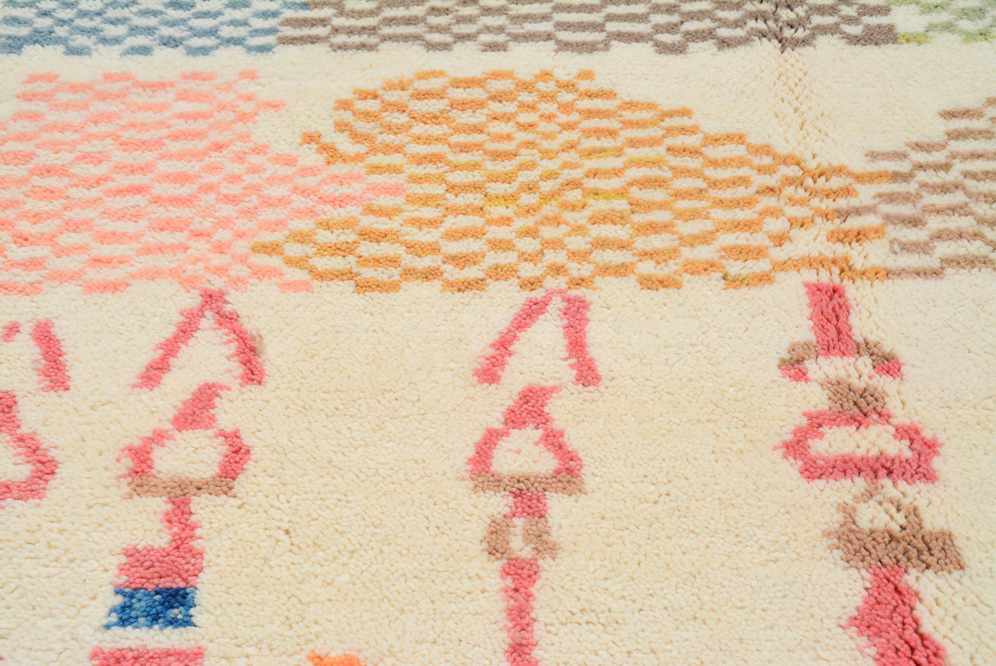 Moroccan Rug Colorful Handmade Rug Illuminate Collective