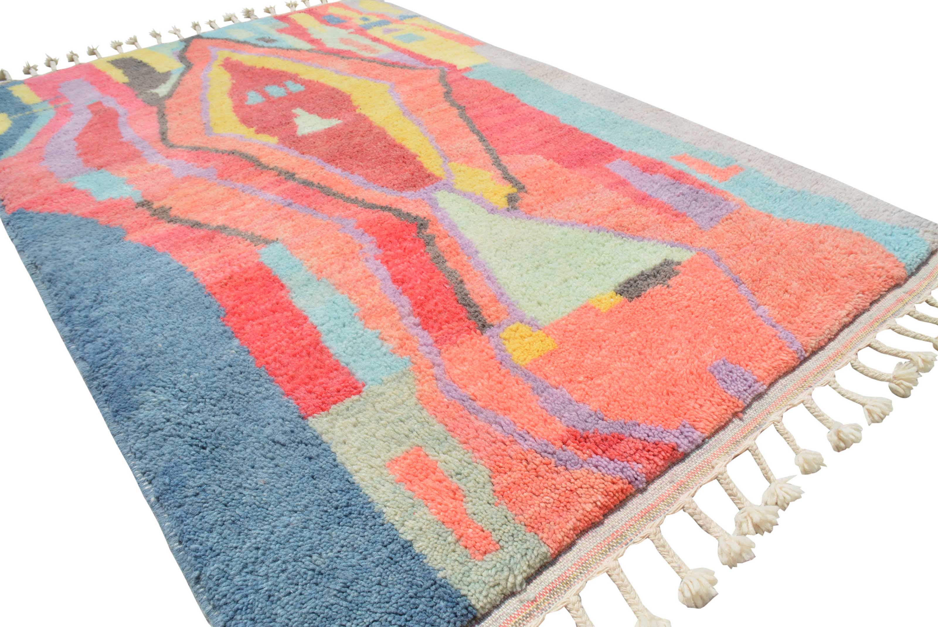 Moroccan Rug Colorful Moroccan Rug Illuminate Collective