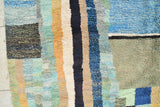 Moroccan Rug Green Diamonds Glamour Handmade Rug - Add Glamour to Your Home Illuminate Collective
