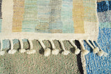 Moroccan Rug Green Diamonds Glamour Handmade Rug - Add Glamour to Your Home Illuminate Collective