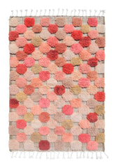 Moroccan Rug High Low Pink Rug Illuminate Collective