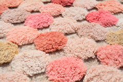 Moroccan Rug High Low Pink Rug Illuminate Collective