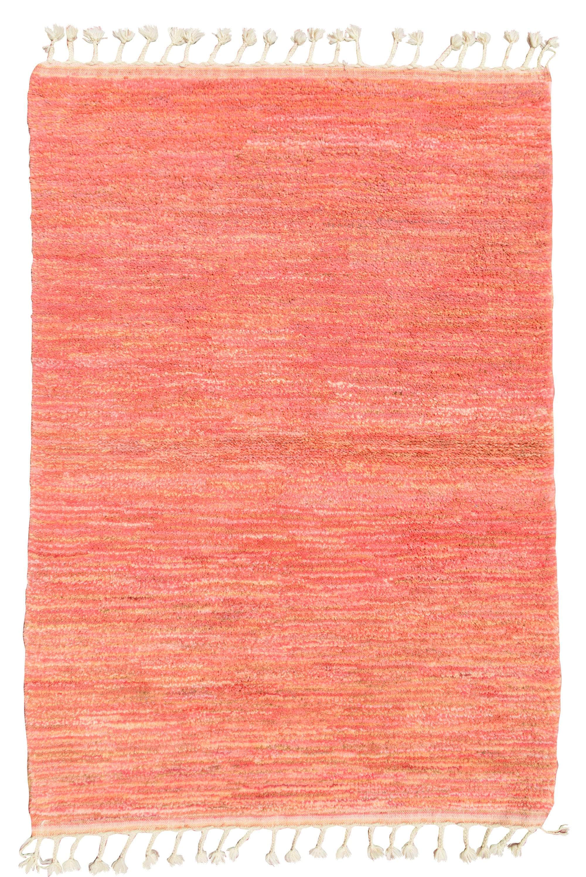 Moroccan Rug Mixed Pink Handmade Moroccan Rug Illuminate Collective