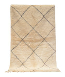 Moroccan Rug  Moroccan Rug - Medium Size Rug - Berber Rug - InMyLife - 4'5" x 6'10" Illuminate Collective