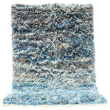Moroccan Rug Moroccan Style Rug | Blue and White Rugs Illuminate Collective