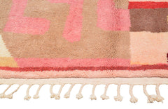 Moroccan Rug Mud pink Handmade Rug Illuminate Collective