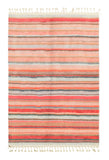 Moroccan Rug Multi color Lines Handmade Rug Illuminate Collective