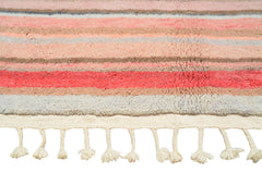 Moroccan Rug Multi color Lines Handmade Rug Illuminate Collective