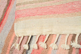 Moroccan Rug Multi color Lines Handmade Rug Illuminate Collective