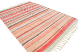 Moroccan Rug Multi color Lines Handmade Rug Illuminate Collective