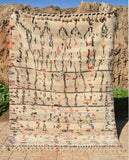 Illuminate Collective handmade Moroccan Rug Gala - 5'6 x 7'4 - 1.68m x 2.23m