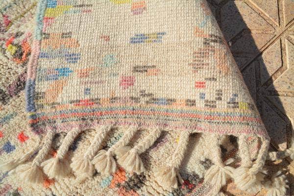 Illuminate Collective handmade Moroccan Rug Gala - 5'6 x 7'4 - 1.68m x 2.23m