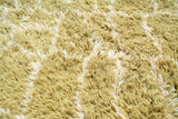 Moroccan Rug Pea green shaggy Moroccan Rug Illuminate Collective