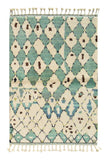 Moroccan Rug Peachy Diamonds - Pink Orange Diamond Handmade Rug - Add a touch of elegance to your home Illuminate Collective