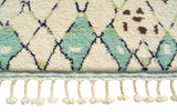 Moroccan Rug Peachy Diamonds - Pink Orange Diamond Handmade Rug - Add a touch of elegance to your home Illuminate Collective