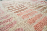 Moroccan Rug Pink And Gray Handmade Rug | Moroccan Carpets For Sale Illuminate Collective