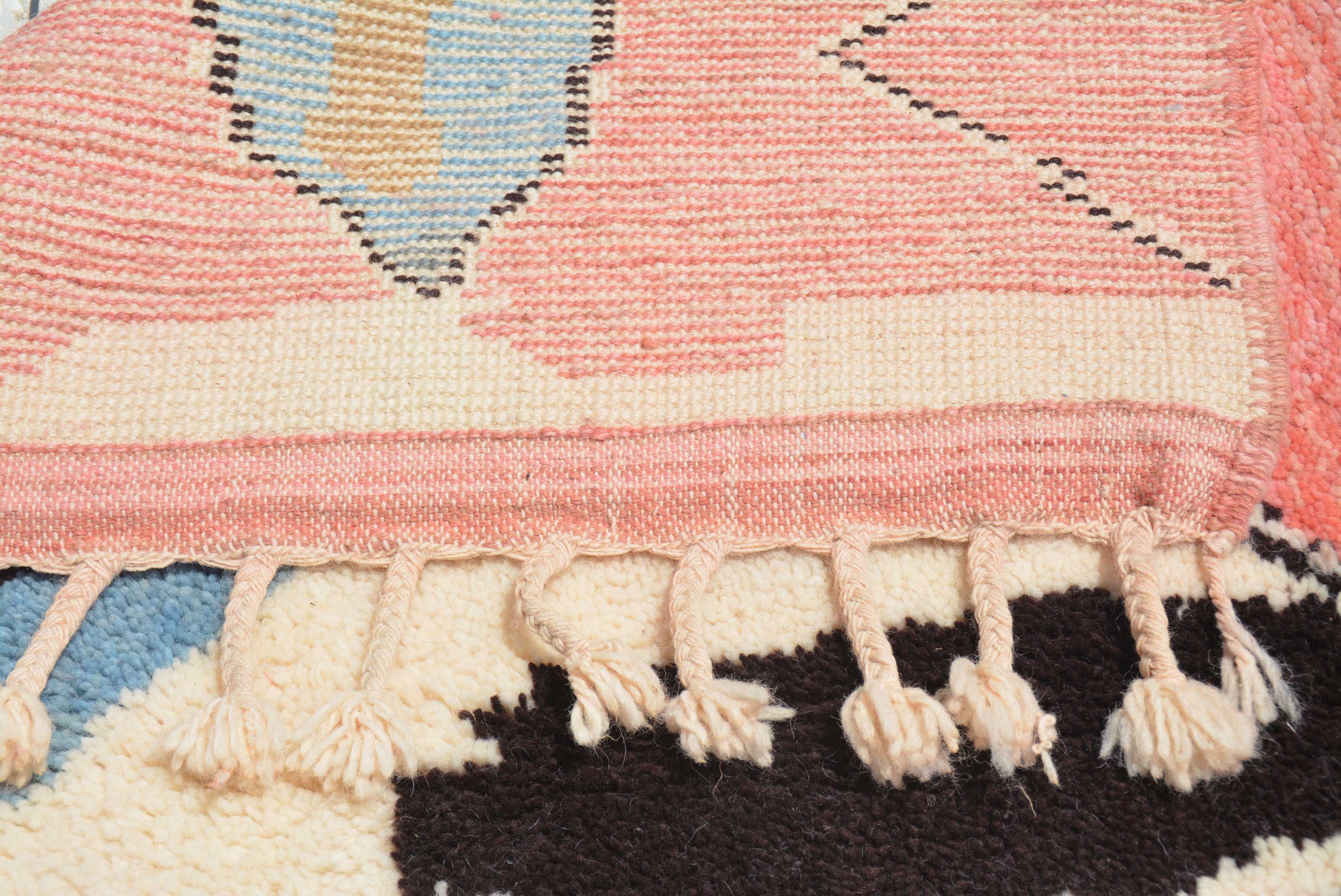 Moroccan Rug Pink Azilal Moroccan rug Illuminate Collective