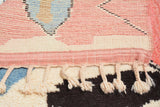 Moroccan Rug Pink Azilal Moroccan rug Illuminate Collective