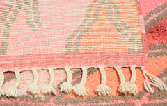 Moroccan Rug Pink Diamonds Moroccan rug Illuminate Collective