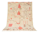 Moroccan Rug Pink Handmade Rug Illuminate Collective